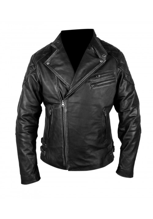 Men's Fashion Ride Black Jacket